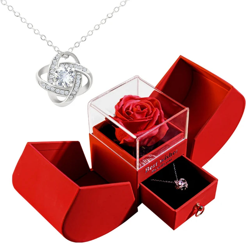 Eternal Blossom & Love Necklace Set