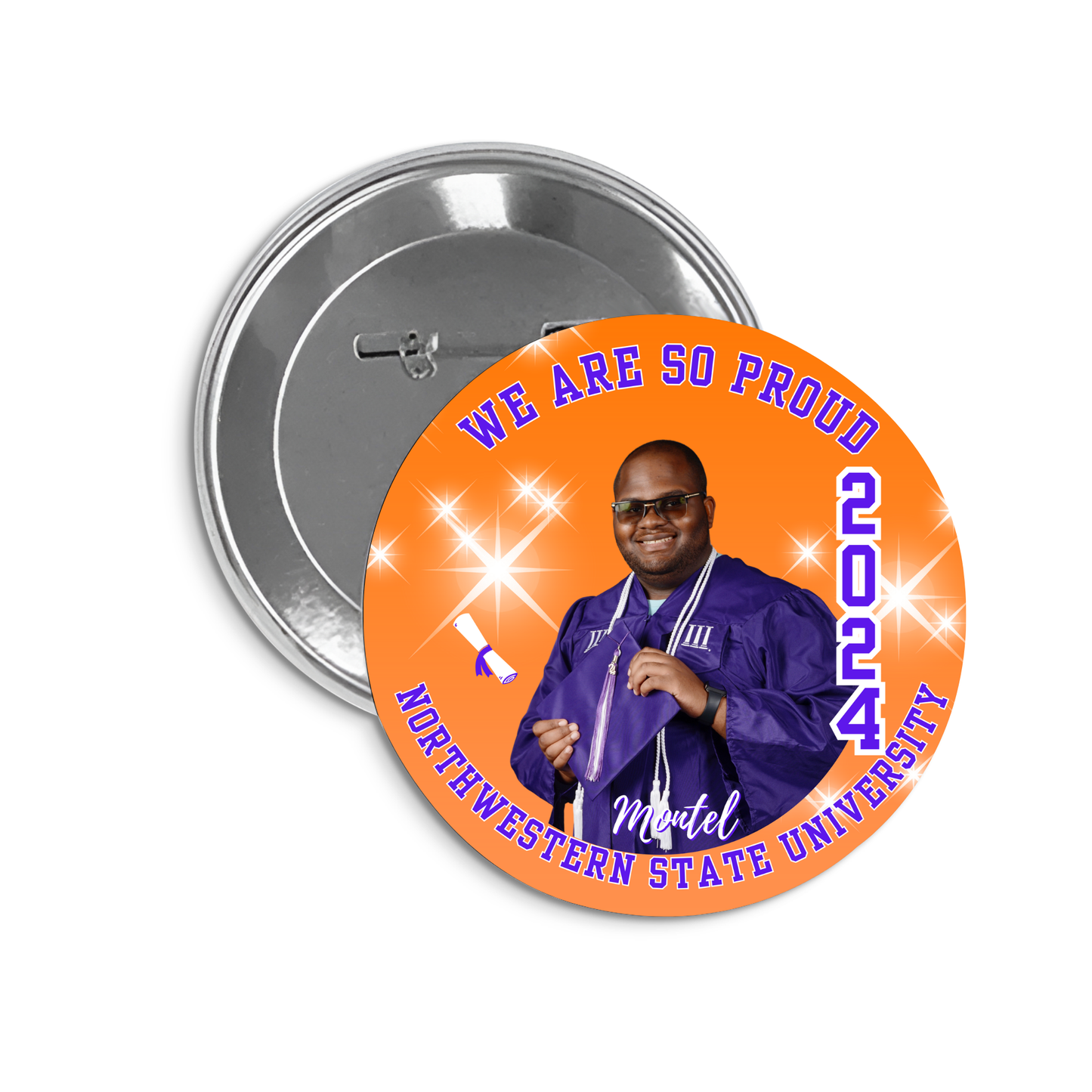 Proud Graduate Moments Button