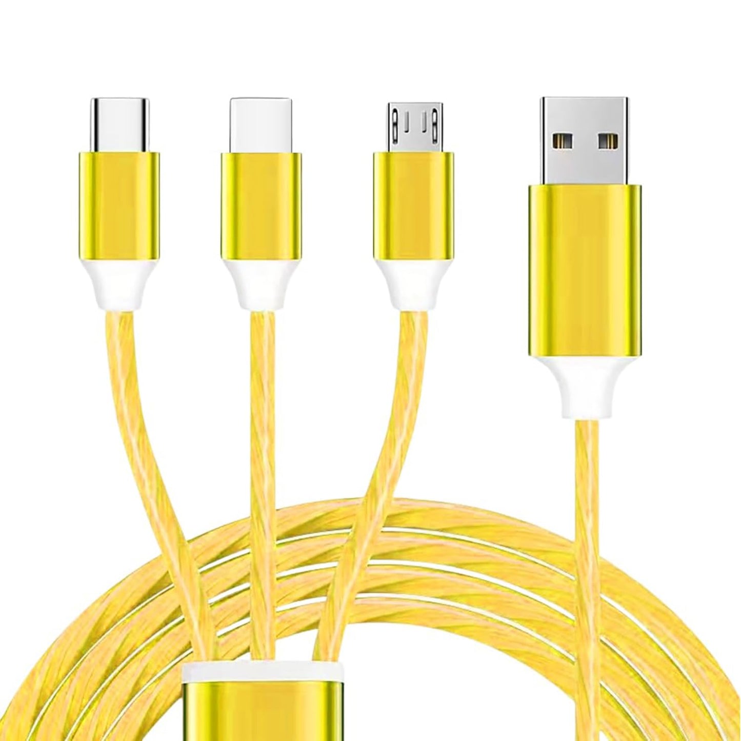 GlowCharge Multi-Color LED Cable