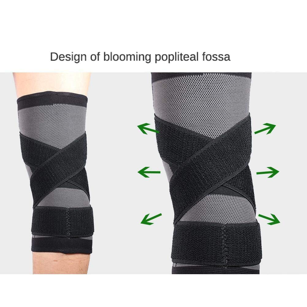 Knee Braces for Knee Pain, 1 Pack Knee Compression Sleeve, Knee Support for Sports Workout Weightlifting Basketball, Knee Sleeve for Joint Pain and Arthritis Relief