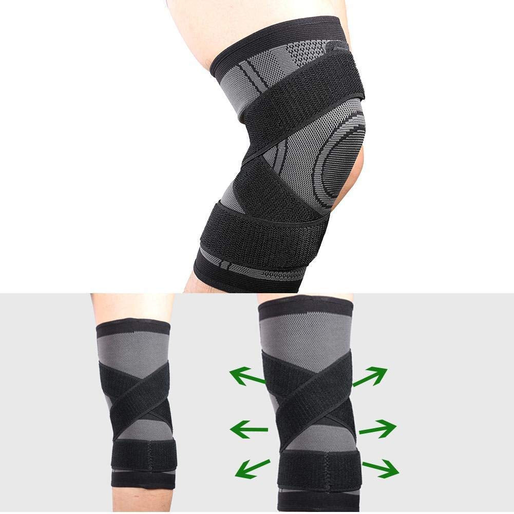 Knee Braces for Knee Pain, 1 Pack Knee Compression Sleeve, Knee Support for Sports Workout Weightlifting Basketball, Knee Sleeve for Joint Pain and Arthritis Relief