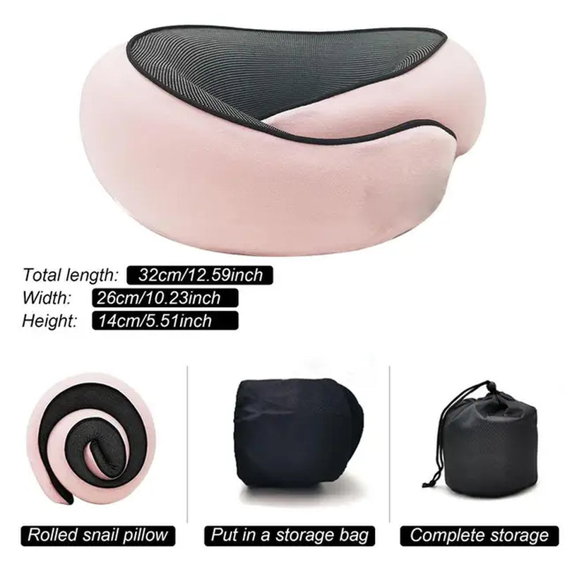 Travel Car Neck Memory Foam Pillow Airplane Pillow Neck Cushion U Shaped Travel Healthcare Memory Foam for Family and Travel