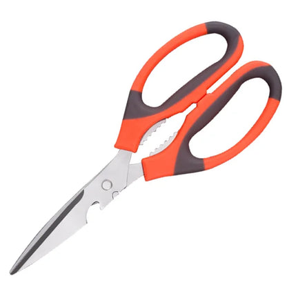 Kitchen Scissors Multifunctional Stainless Steel Food Scissors Chicken Bone Meat Fishing Crab Greens Cutting Trimming Scissors