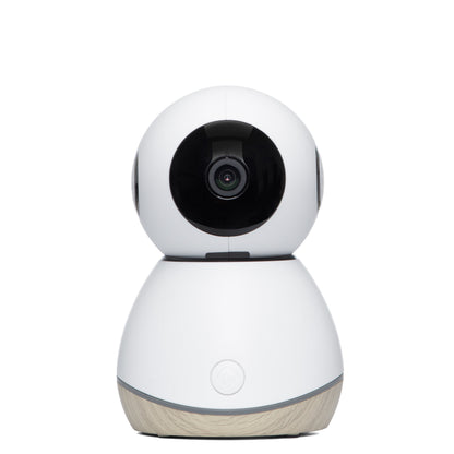 360° Smart Baby Monitor, Natural with White