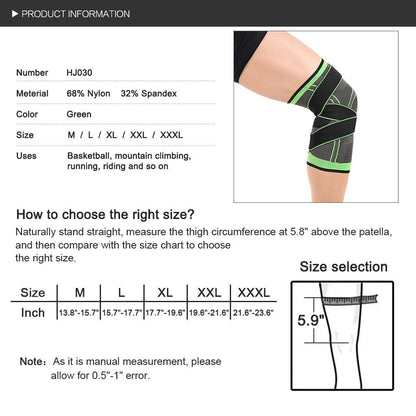 Knee Braces for Knee Pain, 1 Pack Knee Compression Sleeve, Knee Support for Sports Workout Weightlifting Basketball, Knee Sleeve for Joint Pain and Arthritis Relief