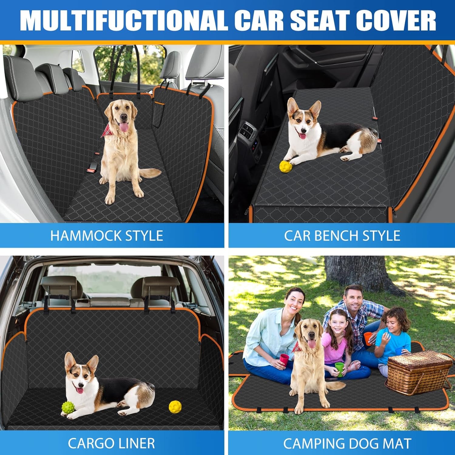 PawShield Dog Car Seat Protector