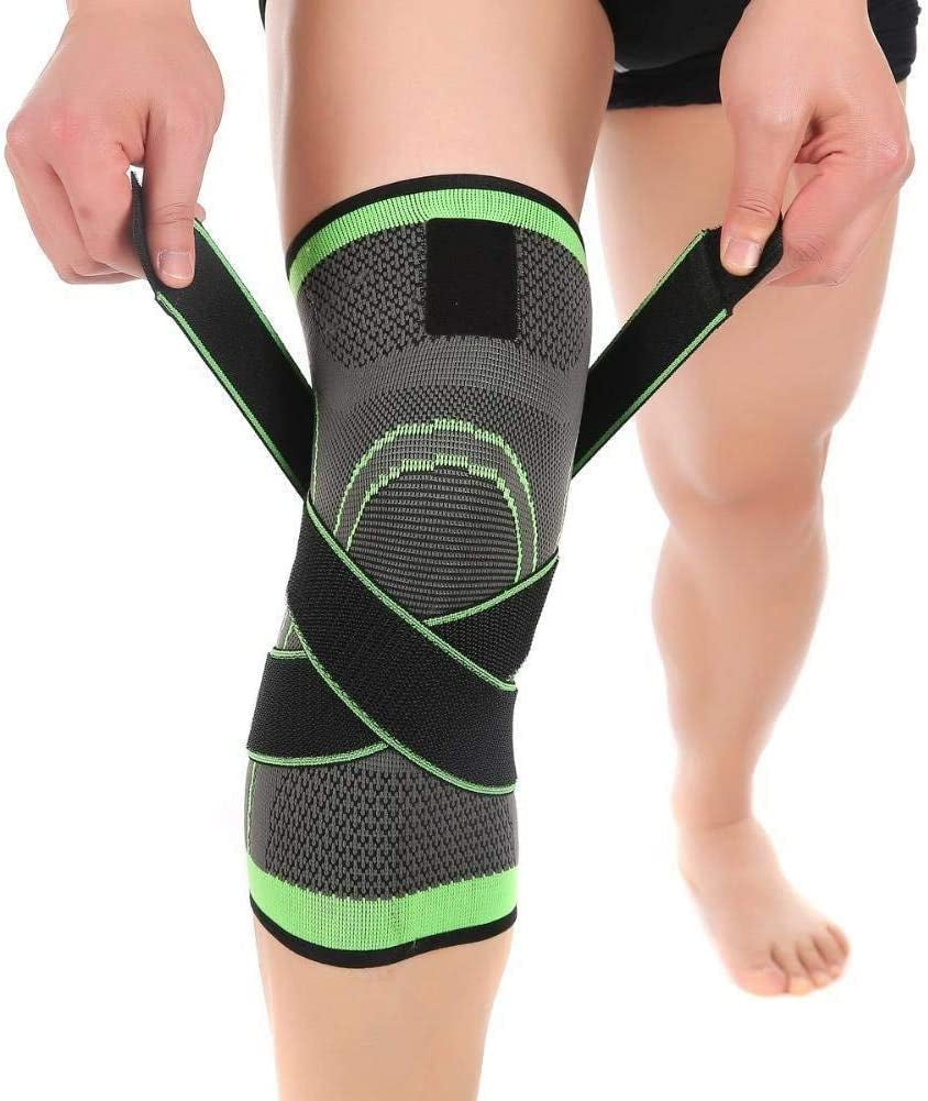 Knee Braces for Knee Pain, 1 Pack Knee Compression Sleeve, Knee Support for Sports Workout Weightlifting Basketball, Knee Sleeve for Joint Pain and Arthritis Relief