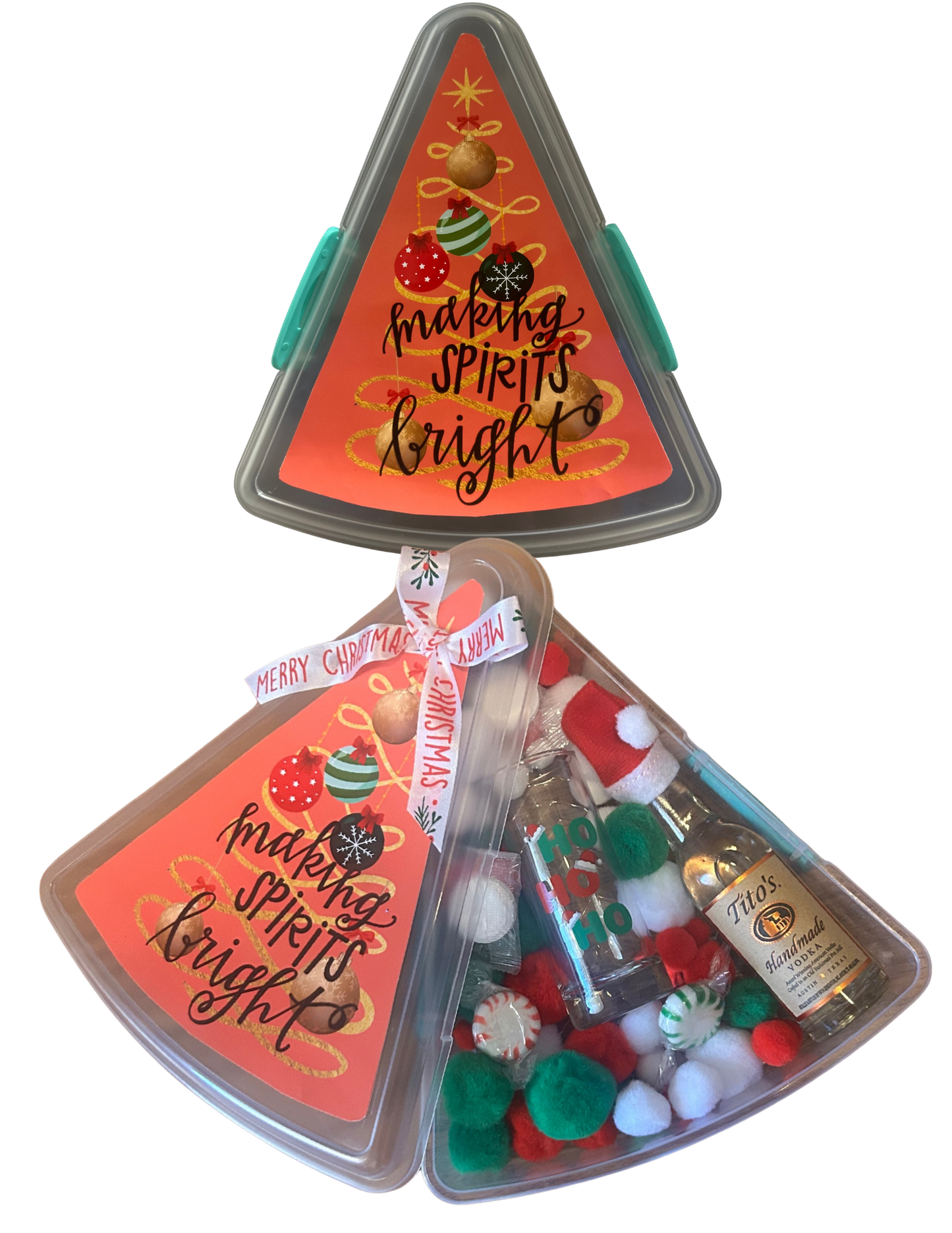 Holiday Decorative Case with Festive Cover (Personalization Available)