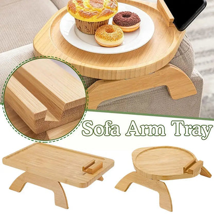 Snack & Swipe™ Sofa Arm Tray