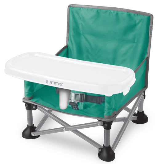 Summer by  Pop 'N Sit Portable Infant Booster Seat, Teal, 6 Months +