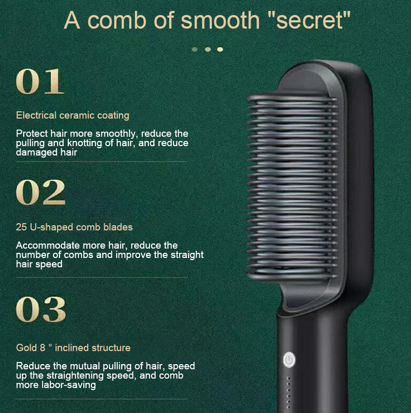 SleekMate™ Hair Straightener Comb