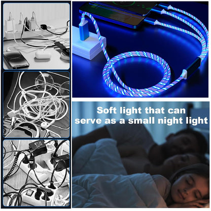 GlowCharge Multi-Color LED Cable