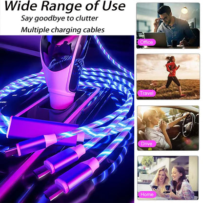 GlowCharge Multi-Color LED Cable