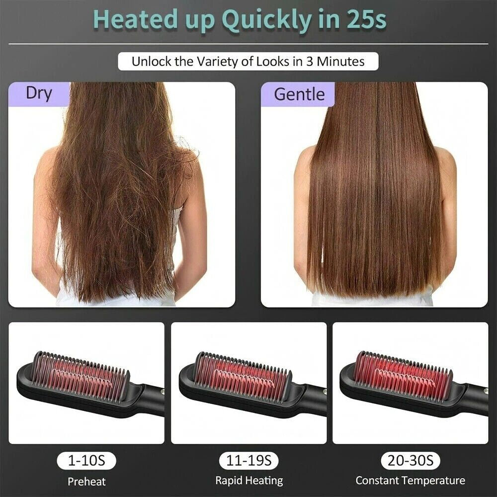 SleekMate™ Hair Straightener Comb