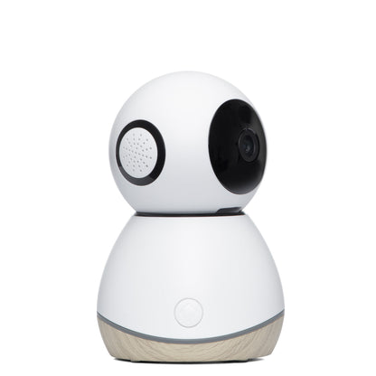 360° Smart Baby Monitor, Natural with White